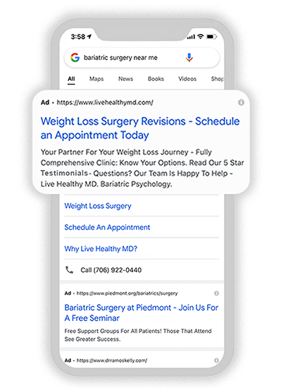 Bariatric Marketing Pay per Click